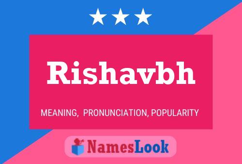 Rishavbh Name Poster