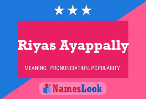 Riyas Ayappally Name Poster