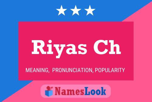 Riyas Ch Name Poster