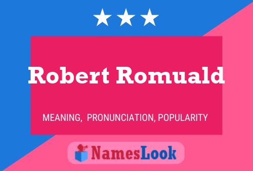 Robert Romuald Name Poster