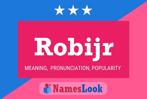 Robijr Name Poster