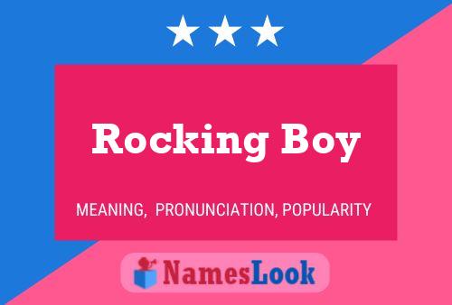 Rocking Boy Name Poster