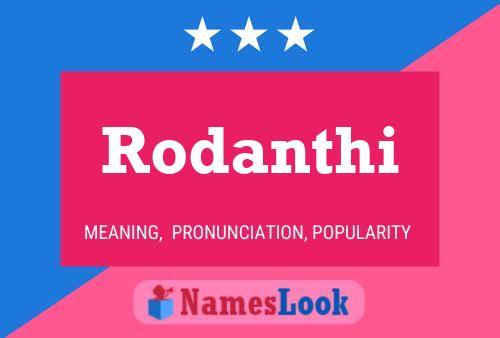 Rodanthi Name Poster