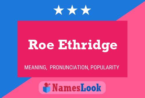 Roe Ethridge Name Poster