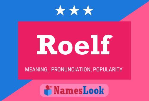 Roelf Name Poster