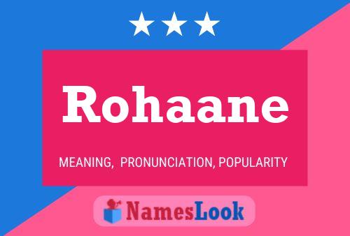 Rohaane Name Poster