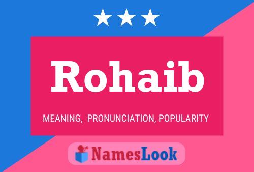 Rohaib Name Poster