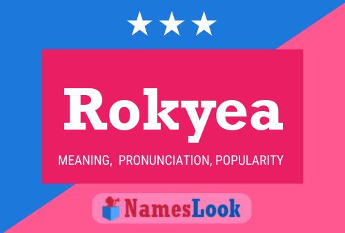 Rokyea Name Poster