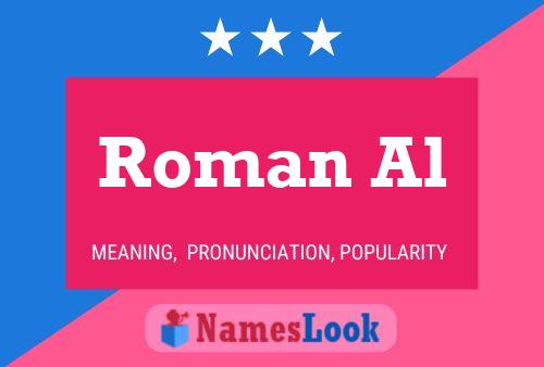 Roman Al Name Poster