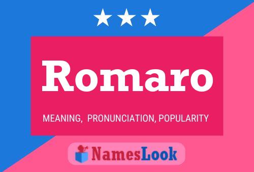 Romaro Name Poster