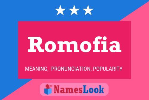 Romofia Name Poster