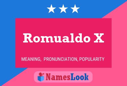 Romualdo X Name Poster