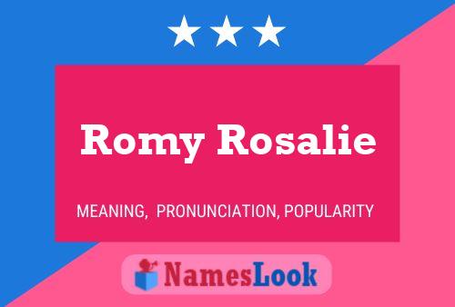 Romy Rosalie Name Poster