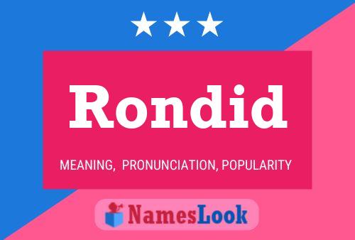 Rondid Name Poster