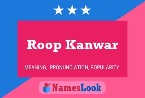 Roop Kanwar Name Poster