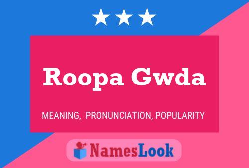 Roopa Gwda Name Poster