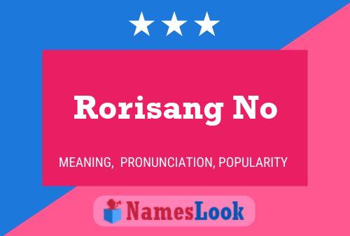 Rorisang No Name Poster