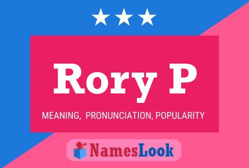 Rory P Name Poster