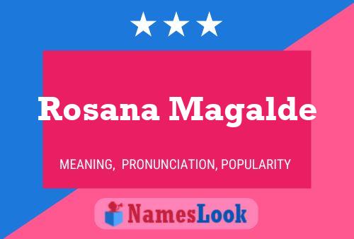 Rosana Magalde Name Poster