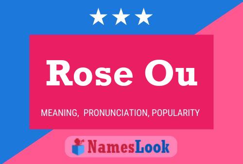 Rose Ou Name Poster