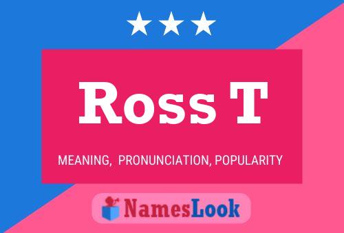 Ross T Name Poster