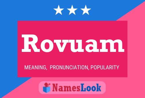 Rovuam Name Poster