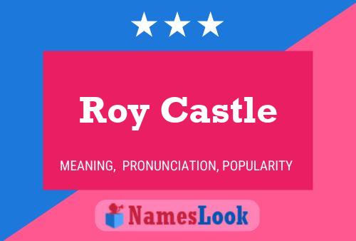 Roy Castle Name Poster