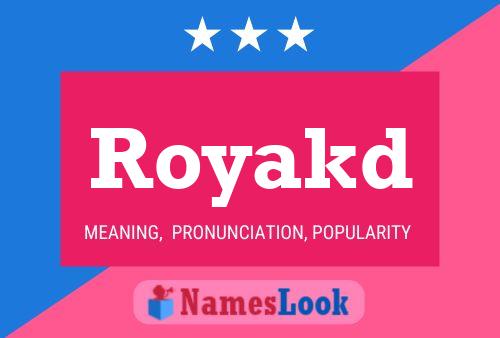 Royakd Name Poster