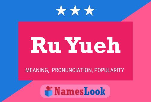 Ru Yueh Name Poster