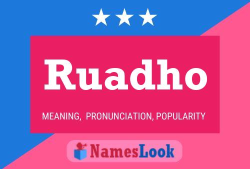 Ruadho Name Poster