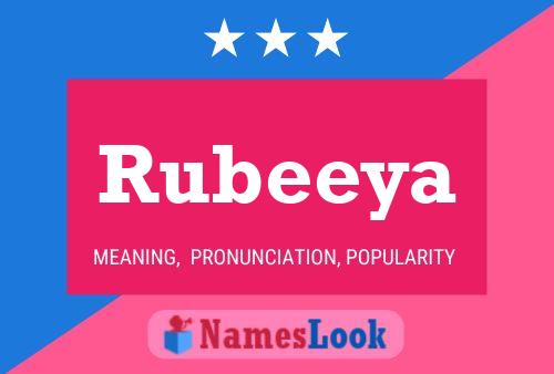 Rubeeya Name Poster