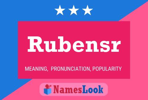 Rubensr Name Poster