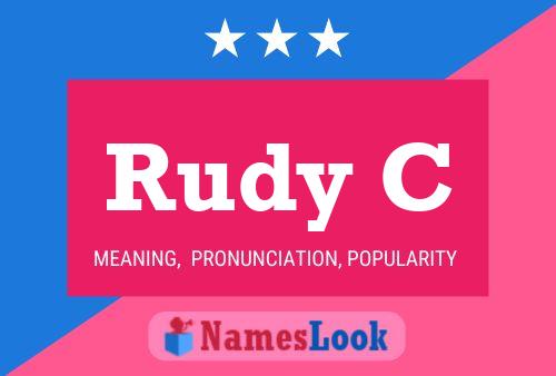 Rudy C Name Poster