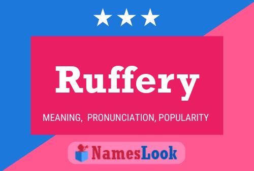 Ruffery Name Poster