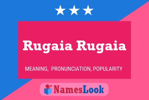 Rugaia Rugaia Name Poster