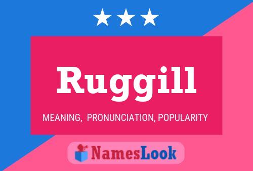 Ruggill Name Poster