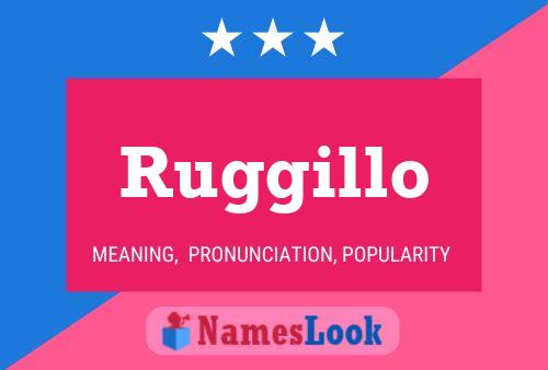 Ruggillo Name Poster