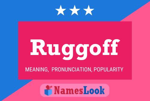 Ruggoff Name Poster