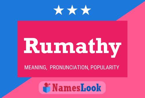 Rumathy Name Poster