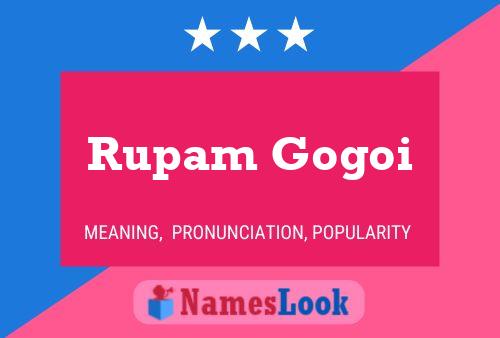 Rupam Gogoi Name Poster