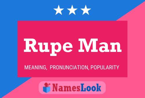 Rupe Man Name Poster