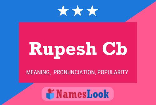 Rupesh Cb Name Poster