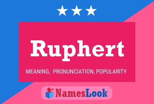 Ruphert Name Poster