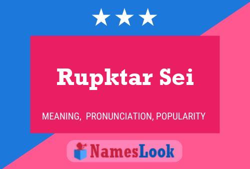 Rupktar Sei Name Poster