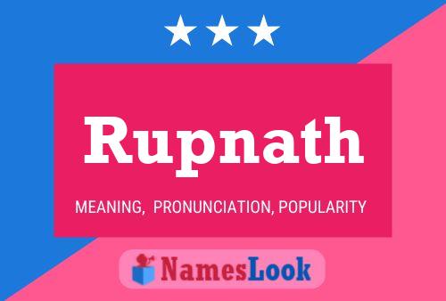 Rupnath Name Poster