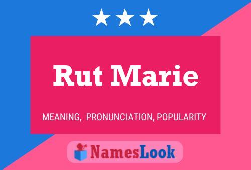 Rut Marie Name Poster