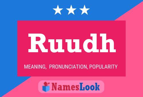 Ruudh Name Poster