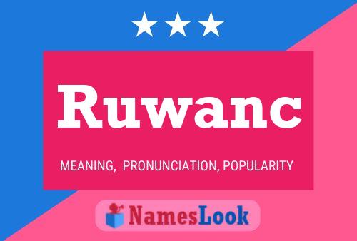 Ruwanc Name Poster