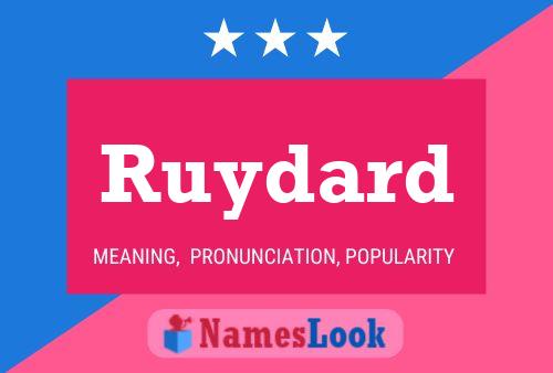 Ruydard Name Poster