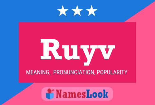 Ruyv Name Poster